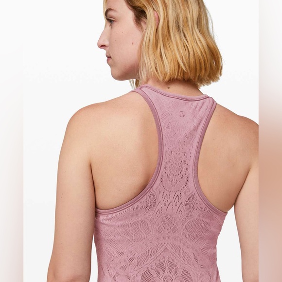 Lululemon Reveal Tank *Zen Expression Vintage Mauve Size 6? - Picture 4 of 14